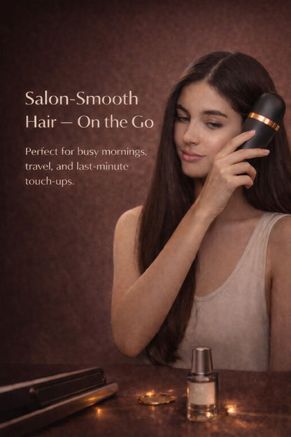SleekAura™ Cordless Mini Straightening Comb